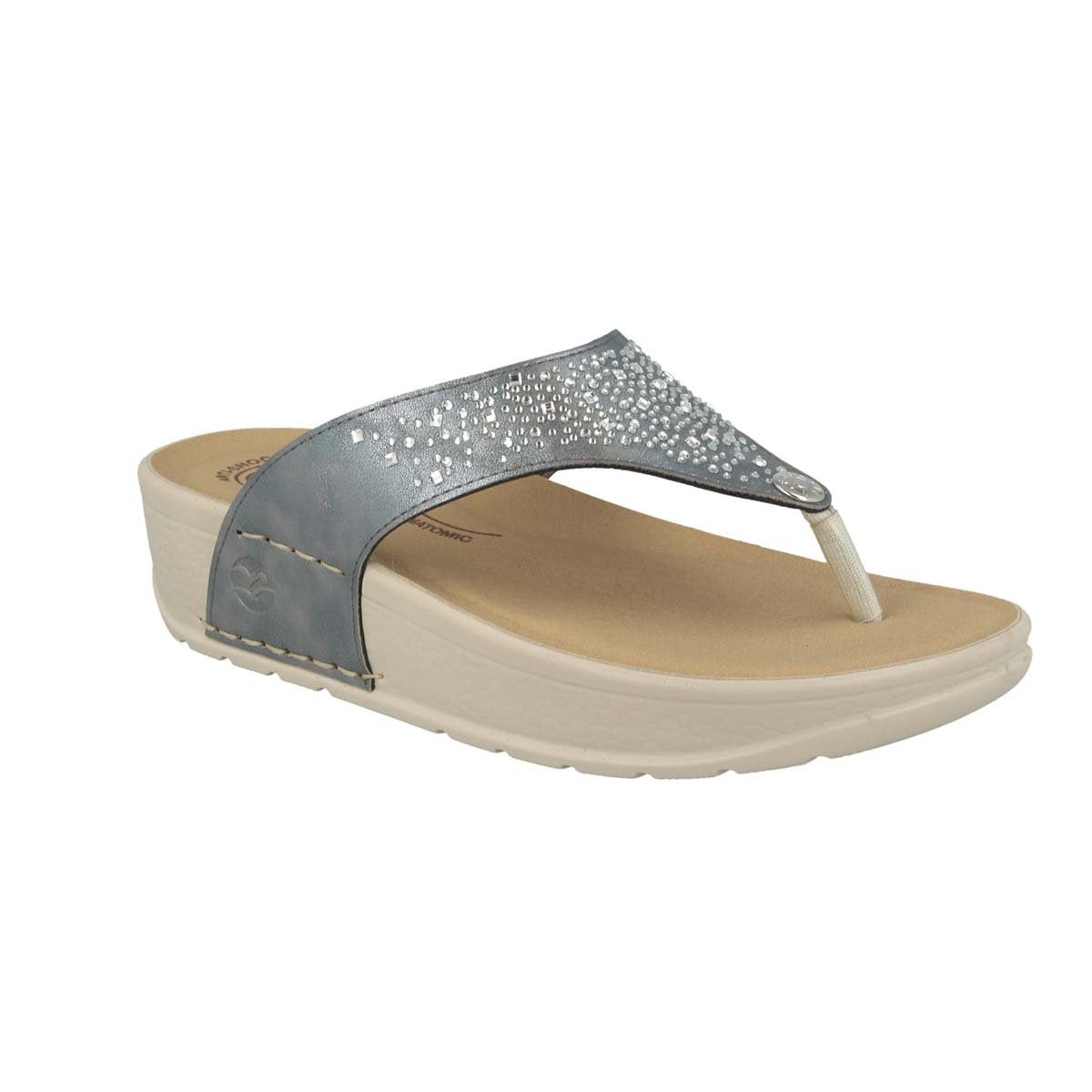 Photo of the Synthetic Woman Slipper Grey (38e60a2)