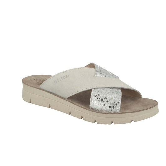 Photo of the Leather Woman Slipper Light Grey (56f13is)