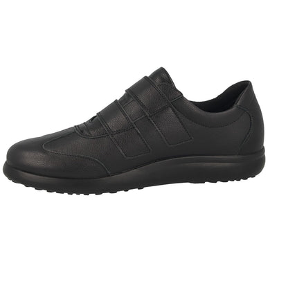 Leather Man Shoe Black  (140586   3B)