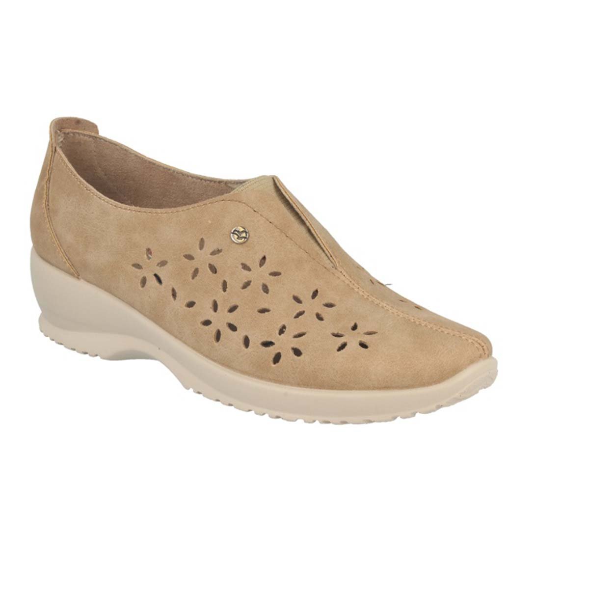 Synthetic Woman Shoe Beige  (170A91   C5)