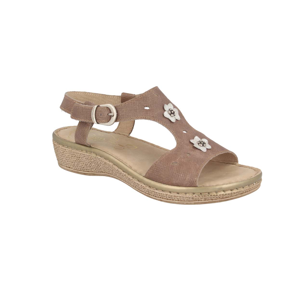 See photos Leather Woman Sandal Taupe (210868G)