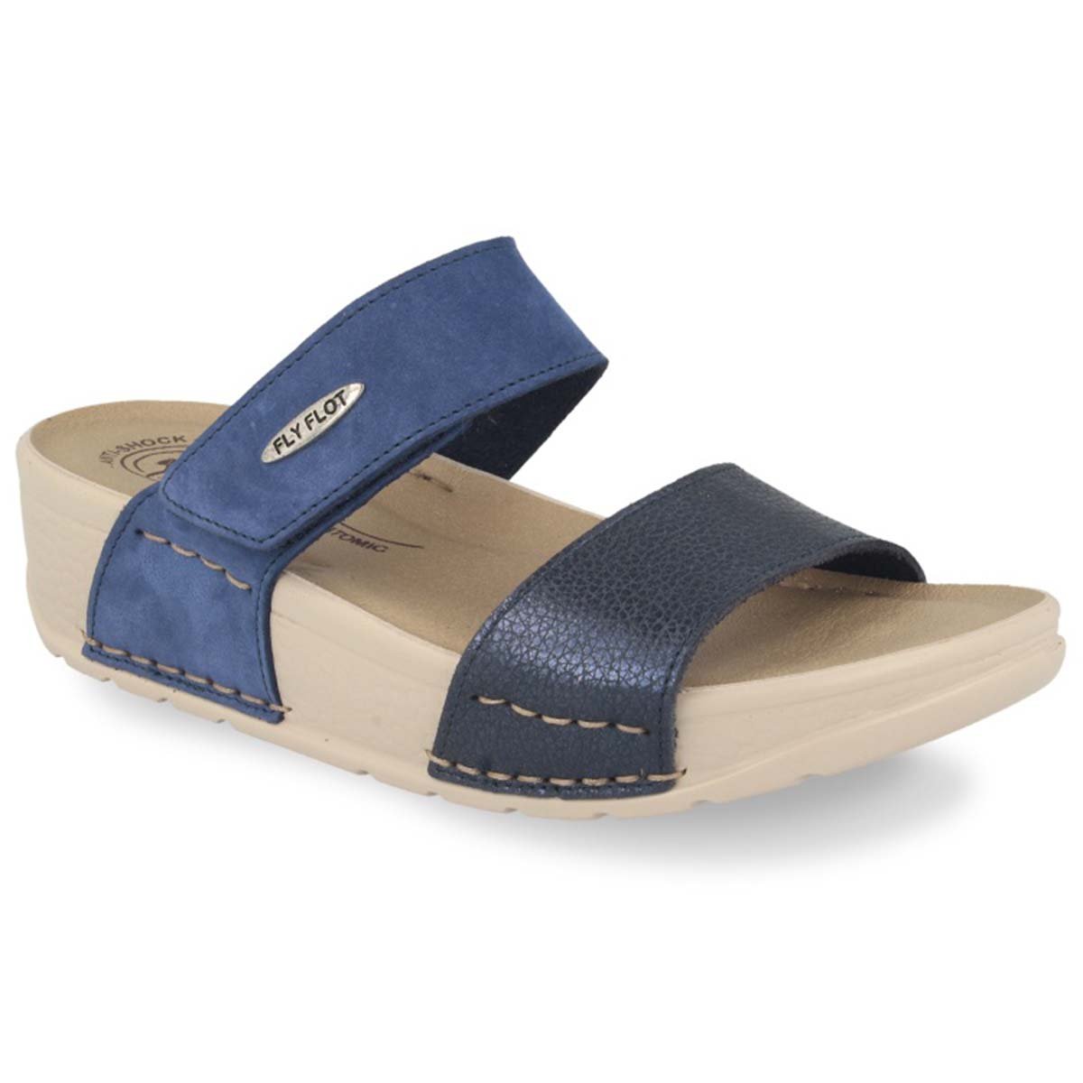 See photos Leather Woman Slipper Blue (38C7912)