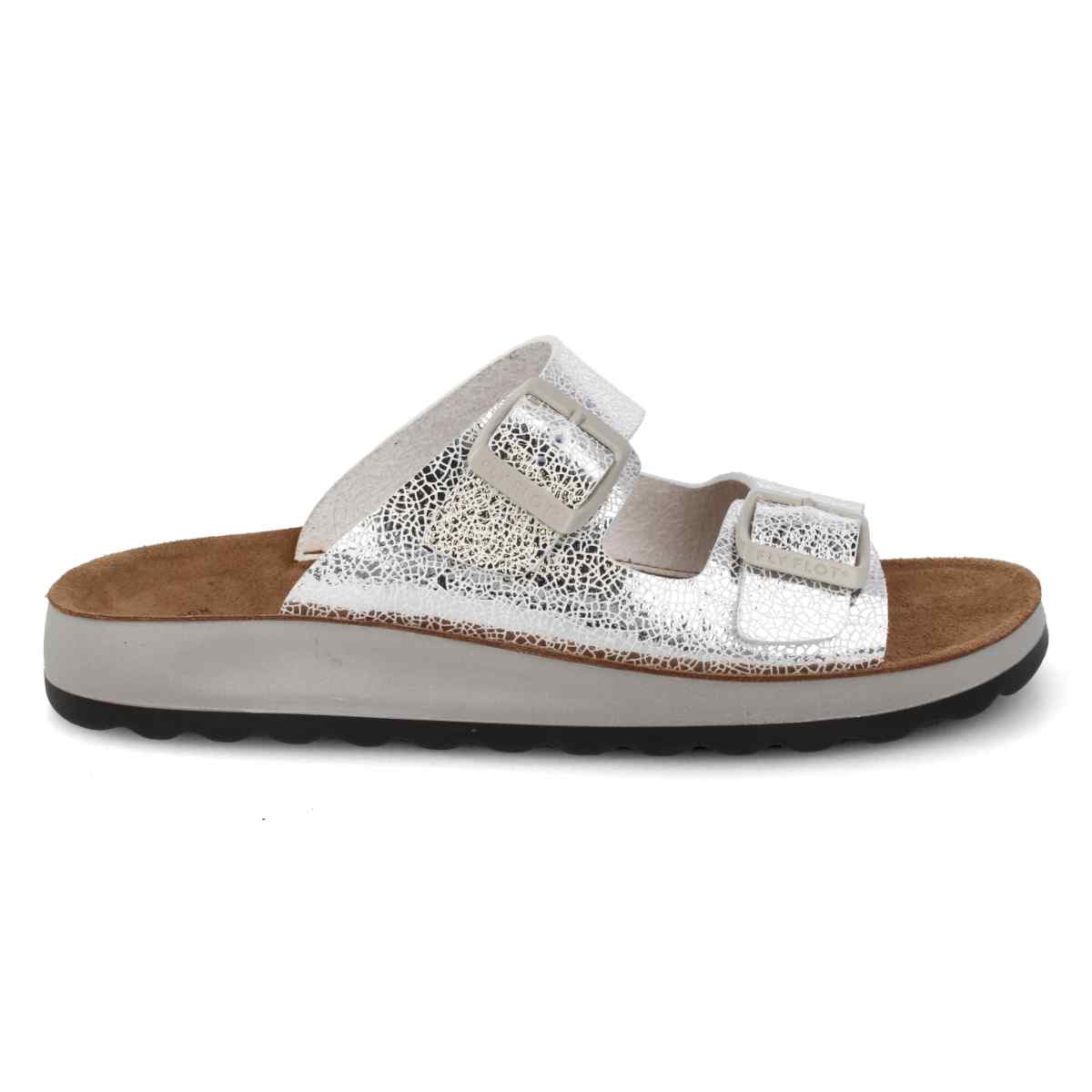 Synthetic Woman Slipper Silver (77G64GC)