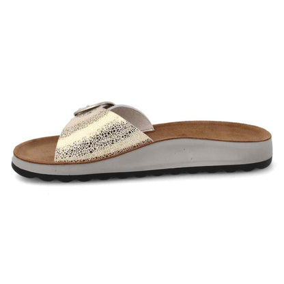 Synthetic Woman Slipper Gold (77G65GC)