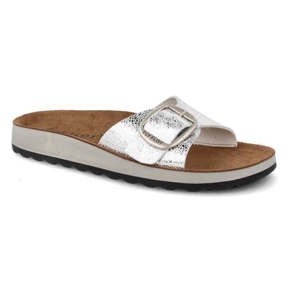 Synthetic Woman Slipper Silver (77G65GC)