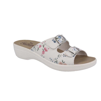 Synthetic Woman Slipper White  (T50D89   FB)